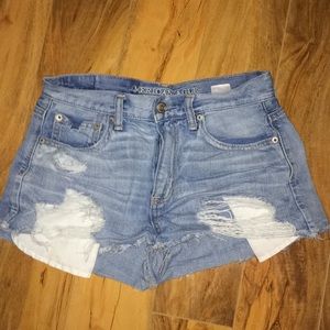 american eagle vintage hi-rise festival shorts